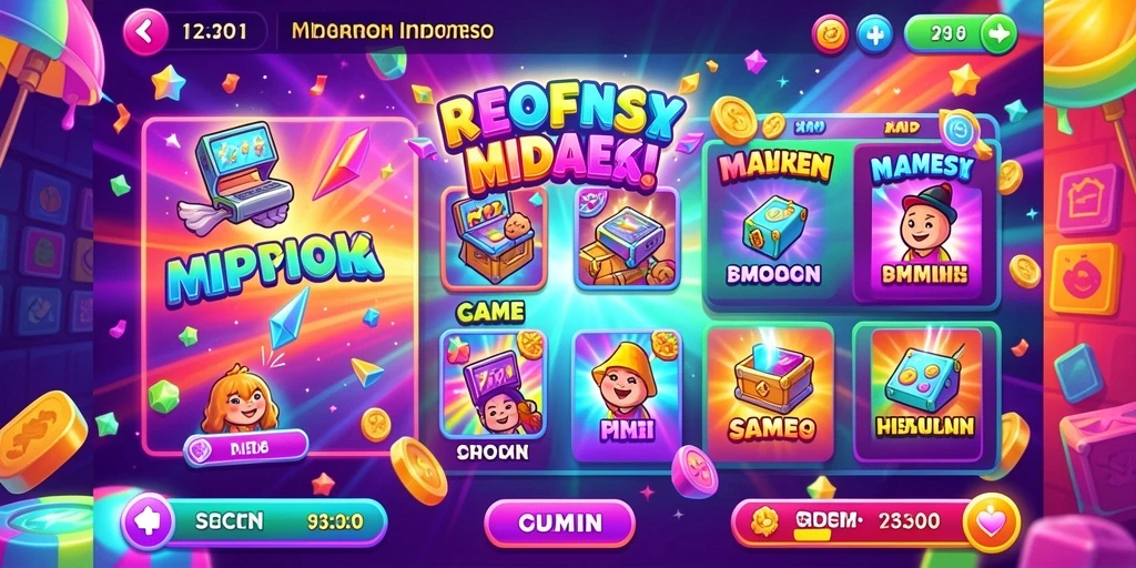 Tampilan antarmuka aplikasi yang menarik dan modern.