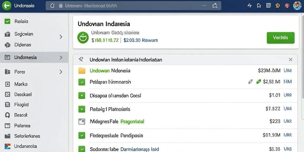 Tampilan antarmuka yang intuitif dan mudah digunakan.