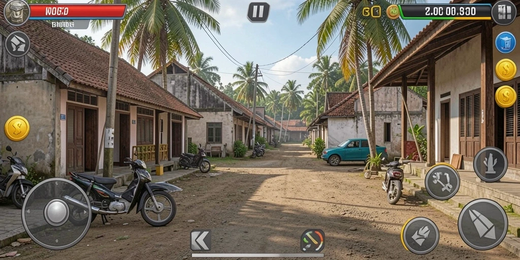 Tampilan antarmuka yang sederhana dan menarik.