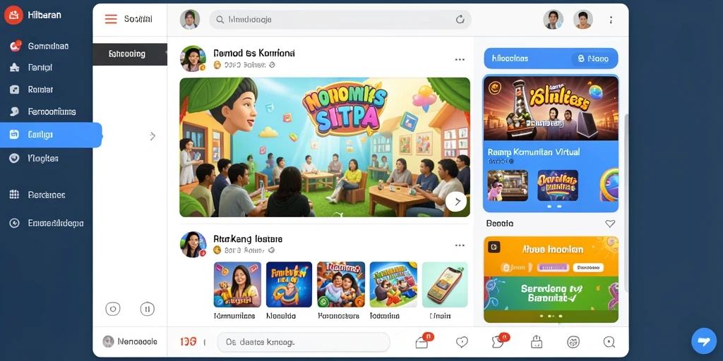Tampilan antarmuka yang menarik dan user-friendly.